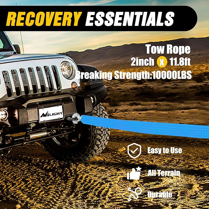 Nilight Car Emergency Kit with Jumper Cable Air Compressor Tire Repair Essential Tools First Aid Alligator Connector Electric