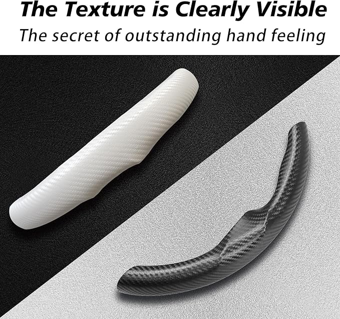 for Tesla 2017-2023 Model 3 and 2020-2024 Model Y Steering Wheel Cover Trim Interior Decoration Protection Accessories(M3/My-Black 5pcs)