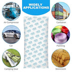 Large Desiccant Packs, 1000 Gram 4 Packs Container Desiccant, Silica Gel Car Dehumidifier by Reusable, Large Moisture Absorbe