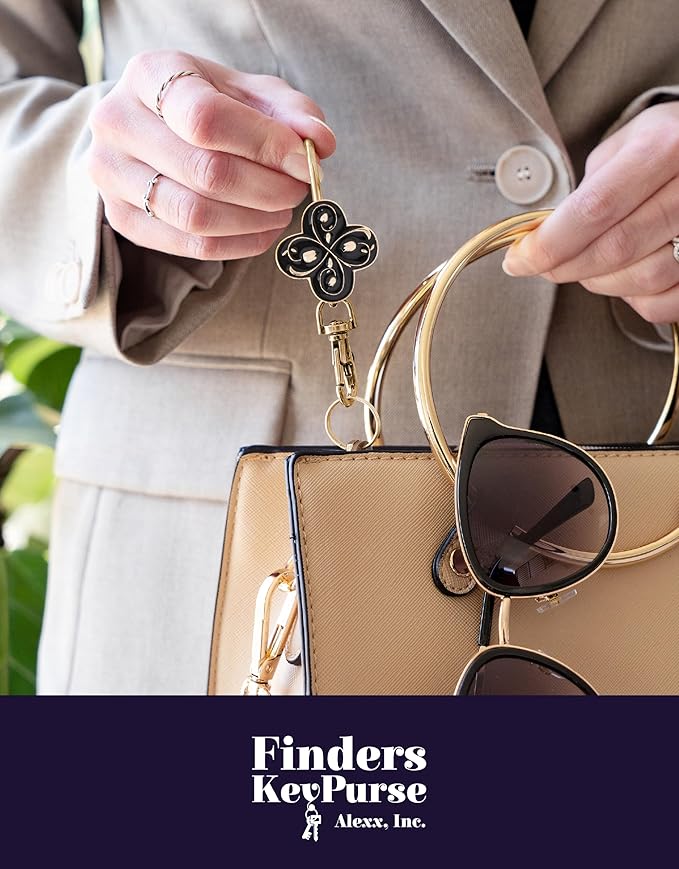 Women’s Bag Charm Key Finder, Car Keychain Hook, Cute Purse Organizer & Tote Bag Accessories, Gifts for Mom - Slim Pickings