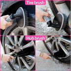THINKWORK Pink Car Detailing Cleaning Kit, Car Wash Kit, Car Accessories for Women Suitable for Small and Medium Vehicles Suc