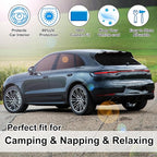 TINGLU Window Shades 8PCS for Porsche Macan 2014-2024 Accessories Car Side Full Windows Rear Triangular Windshield Sun Shade Sun UV Rays & Privacy Protection for Camping,Napping,and Relaxing