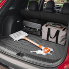 KUST Floor Mats Set for 2022-2026 Jeep Grand Cherokee 5 Seats (Include 4XE, Not for WK & L), Cargo Trunk Liner with Backrest Mat All Weather Car Mats Accessories TPE Rubber Raised Edge