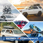 260lbs Roof Rack Cross Bars Compatible with Toyota Grand Highlander/Lexus TX 2024 2025(with Factory Flush Side Rails) Aluminum Crossbars Anty-Sheft Metal Lock Luggage Carrier Kayak Rooftop