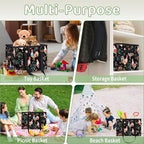 Reusable Grocery Bags Heavy Duty Shopping Bags Foldable Large Tote Bags with Long Handles & Hard Bottom
