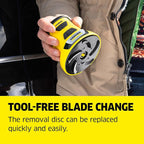 Kärcher - EDI 4 Cordless Electric Handheld Ice Scraper - Rotating Disc Windshield Scraper for Ice, Snow, & Frost