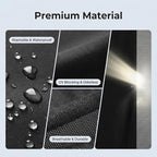 2Pack Car Side Window Curtain Sun Shade,Car Window Shade,Double Layer Sun Shade with Strong Magnets,Universal Sunshade for Cars SUV Trucks(Black-mesh,2PC)