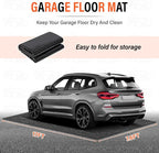 17 x 7.6FT Extra Large Garage Floor Mat, Premium Oil Leaks Absorbent Oil Spill Mat,Waterproof Backing Garage Mat,Reusable, Wa