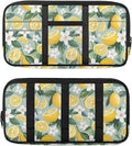 Lemon Car Sun Visor Storage Bag,Scratch-Resistant Car Essentials Tool Pack Car Visor Organizer with Zipper Fits Most Vehicles, SUVs, Trucks