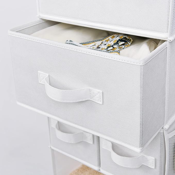 GRANNY SAYS 6-Shelf Hanging Organizer for Closet, Separable to 2 Pack 3-Shelf Hanging Shelves, Organization and Storage with 