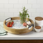 Gourmet Basics by Mikasa Addison Lazy Susan Serving Tray, 14-Inch