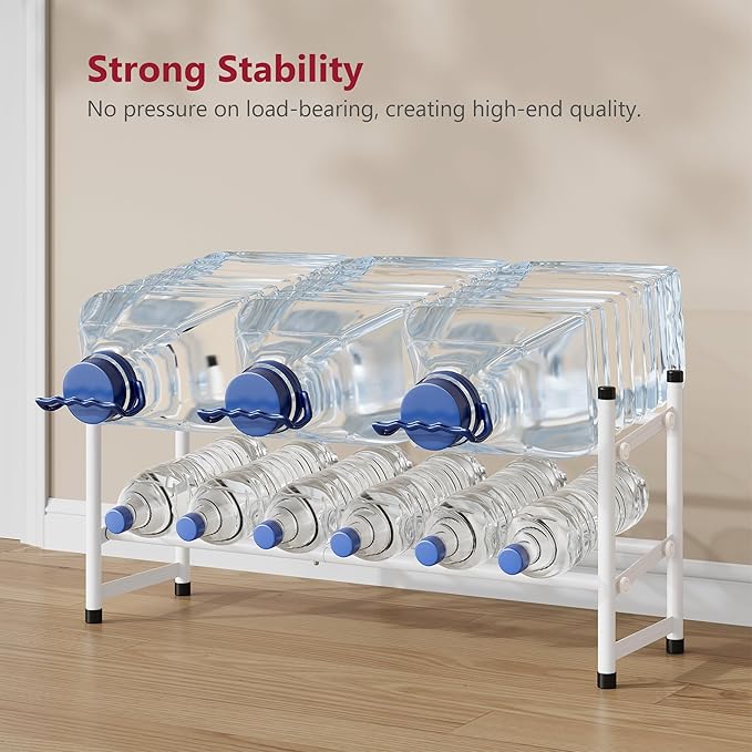 Tajsoon Expandable Shoe Rack for Closet 2 Tier, 28“-41“ Adjustable & Stackable Shoe Shelf Storage, Metal Shoe Rack Organizer 