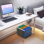 samstar Hanging File Organizer, Mesh File Folder Organizer File Crate File Cabinet Inserts Storage Box, Letter Size