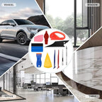 JIURUN 36 PCS Car Window Tint Kit, Vinyl Wrap Tool Window Tint Squeegee Tools Vehicle Glass Protective Film Installation Kit Automotive Window Film Tinting Kit