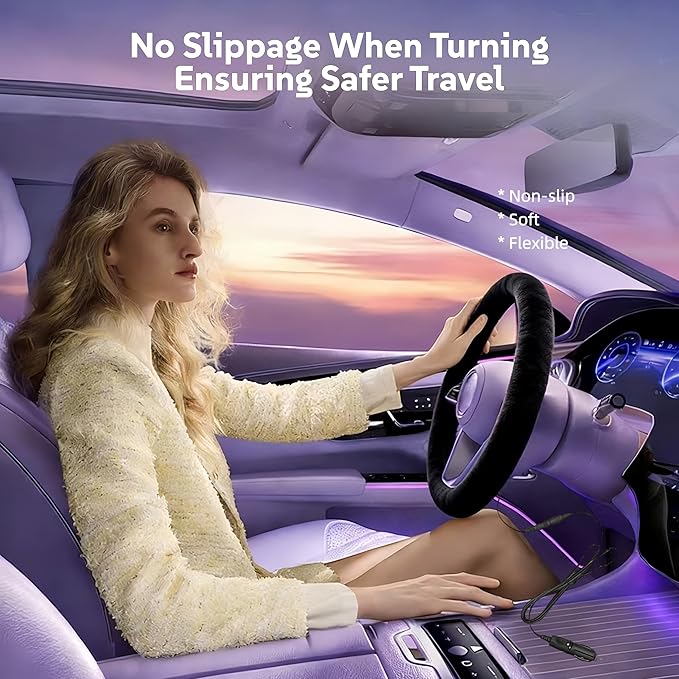 Heated Steering Wheel Cover
