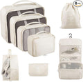 Packing Cubes, 8 Pcs Travel Packing Organizers for Suitcases, Large Capacity Travel Luggage Organizers Set includes 8 Storage