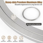 20 Inch Lazy Susan Bearing Heavy-Duty Aluminium Alloy Turntable Bearing, Mute Turntable Ball Bearing, Lazy Susan Rotating Tur