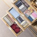 Kootek 16 Pack Drawer Organizer Clothes, Dresser Drawer Organizers for Clothing Fabric Foldable Closet Organizers and Storage