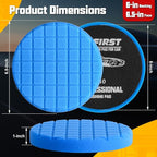 8 Pcs Buffing Polishing Pad, 6.5 Inch Buffing Pads, Compound Buffing Sponge Pads & Woolen Pads Cutting Polishing Pad Kit for Car Buffer Polisher