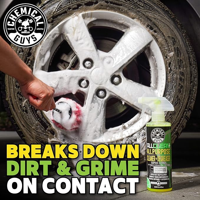 Chemical Guys CLD_101_16 All Clean+ Citrus Based All Purpose Super Cleaner, Safe for Cars, Trucks, SUVs, Motorcycles, RVs & M