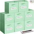artsdi 13x13x13 storage cube bins(Set of 8) Fabric storage cubes with 8 Labels Window Cards & a Pen, storage cubes 13x13, Col
