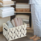 German Shorthaired Pointer Gifts Storage Bins & Boxes with Handles,Dog Foldable Basket for Organizing Dog Lovers Collapsible 