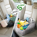 MULISOFT Car Seat Organizer- Backseat Car Organizer with 12 Storages Compartments and 2 Cup Holders, Organizers and Storage,