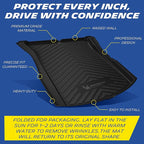 Michelin Premier Series Trunk Liner for 2024-2026 Tesla Model 3 Highland, All-Weather Trunk Mat, Custom Fit, Durable TPE, Cargo Mat, Non-Slip Cargo Liner