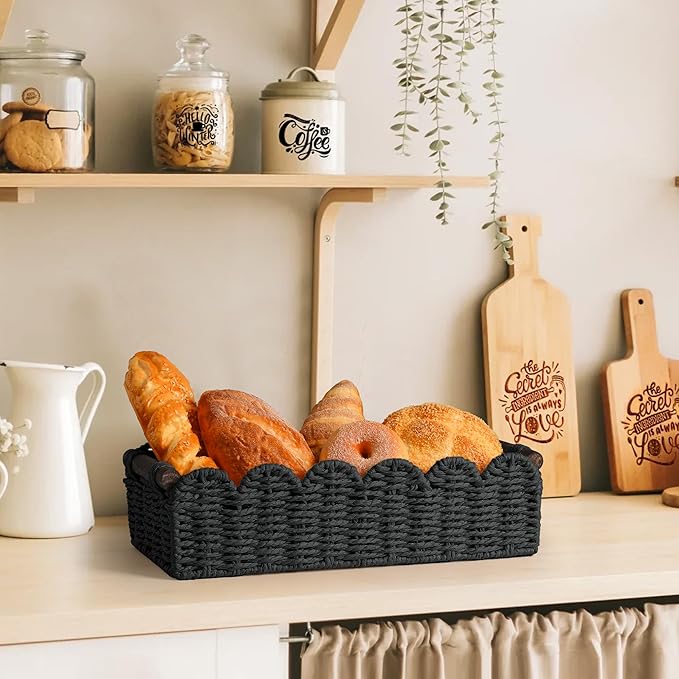 Toilet Paper Storage Basket Bathroom Counter Organizer Wicker Baskets for Organizing Cute Basket for Bedroom Nursery Room Kit