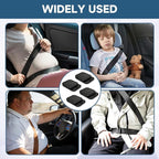 Seat Belt Clips, 2.9" Width Adjustable Anti - Slip Car Clips Shoulder Limiter Adjuster for Adults Car Sedans SUV RV MPV Seat, Comfort & Safety Accessory for Car (4 Pack)