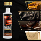 MASTERGUARD Leather Care Pack – Water-Based, Non-Toxic Cleaner & Conditioner with 2 Microfiber Cloths – Cleans, Conditions & 
