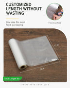 Syntus Vacuum Sealer Bags for Food, 3 Rolls 11" x 20' Commercial Grade Bag Rolls, BPA Free Food Vac Bags for Storage, Meal Pr