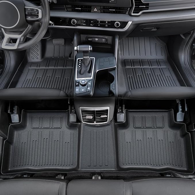 Floor Mats for Kia Sportage Gas 2023-2026, All Weather Floor Mats Trunk Cargo Liner with Backrest Protectors Accessories, Full Coverage Set (Not fit Hybrid)