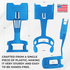 Cup Holder Phone Holder Mount for Car - Universal Adjustable Expander Cradle Hands-Free Driving - Compatible with All Smartphones Car Mount for iPhone Samsung Google Android Mobile Accessories Blue