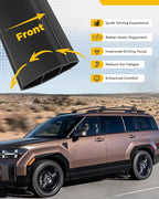 330LBS Lockable Cross Bars Roof Rack Fit for Hyundai Santa Fe 2024-2026 Aluminum Crossbars Cargo Bar Luggage Baggage Carrier Rooftop Accessories, for Storage Bag Kayak Snowboard Canoe Bike