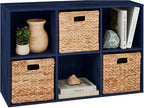 Best Choice Products Kids Bookcase 6-Cube Storage Organizer, 11in Shelf Opening, Bookshelf, Toy Storage, Customizable w/ 3 Re