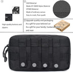 6 Pack Tactical Molle Automotive Seat Back Organizer Tactical Vehicle Panel Organizer with 5 Detachable Molle Pouch for Car Truck Ford Jeep Vehicle,US Flag Patch For Man (5 Pouches)