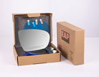 EAP Passenger Side Mirror Glass Compatible with Kia Optima 2014-2015, Optima Hybrid 2014-2016, Heated with Blind Spot, 876214C000, 876212T510