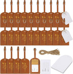 Amylove Bulk Luggage Tags Wedding Favors Adventure Begins Luggage Tags for Guests Travel Tag for Suitcase Bridal Gift 24 Pack
