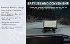 – Car Dashboard Mount | Soft Nylon, Metal Round Mount Dashboard | Weighted Sandbag Base with Magnetic Mount Option | Ideal for Phone Holders, Dash Cams, Cars, Trucks & Rvs | Black - 1 lb