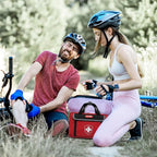 First Aid Kit - Waterproof Compact Small Emergency Medical Trauma Kit for Home, Travel, Camping, Hiking, Vehicle, Workplace G