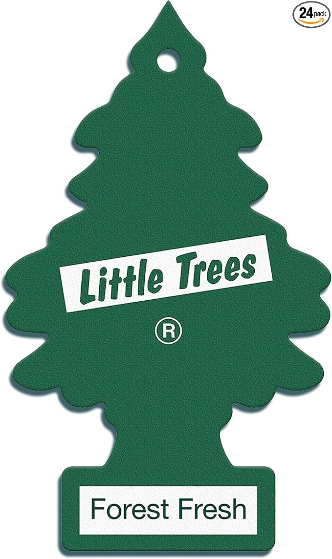 LITTLE TREES Car Air Freshener | Hanging Paper Tree for Home or Car | Lavender | 24 Pack