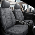 Leather Car Seat Covers Front Set, Waterproof Faux Leather Seat Covers for Cars, Non-Slip Car Interior Covers Universal Fit f