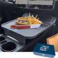 Tesla Model Y Model 3 Accessories 2020 to 2026, Car Eating Food Table Alset Tray, Center Console Organizer, for Autopilot, Road Trips. Anti-Slip Mat for Stability. (Tray ONLY)