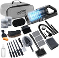 NIKCOSMK Car Cleaning Kit, Car Detailing Kit with Car Vacuum 8000PA High Suction, Car Interior Cleaning Supplies with Detaili