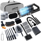 NIKCOSMK Car Cleaning Kit, Car Detailing Kit with Car Vacuum 8000PA High Suction, Car Interior Cleaning Supplies with Detaili
