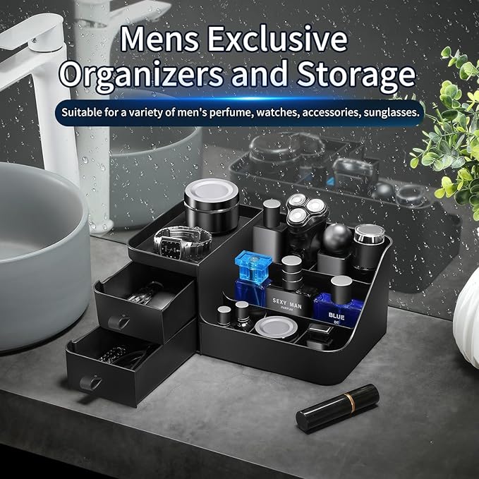 Cologne Organizer for Men,Dresser Organizer, Mens Organizers,Perfume Organizers, Cologne Stand, Organizador de Perfumes,Shelf