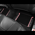 CAR PASS Microfiber Steering Wheel Cover and Waterproof Car Floor Mats,Leather Universal Car Combo Fit for 95% Truck,SUV,Cars