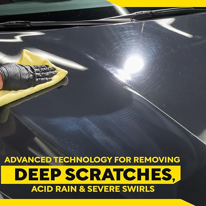 Meguiar's M11032 Mirror Glaze Ultra Pro Speed Compound, Rubbing Compound for Cars Removes Up to 1,200 Grit Sanding Marks and Leaves a Swirl-Free, High-Gloss Finish, 1 Gallon