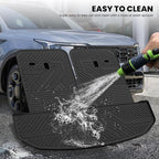 LASFIT Cargo Mat & Backrest Mats for Kia Sorento 2026 2025 2024 2023 2022 2021, All Weather TPE Custom Fit Cargo Liners Trunk Mat & SeatBack Mats Accessoires for Kia Sorento 2021-2026, Black